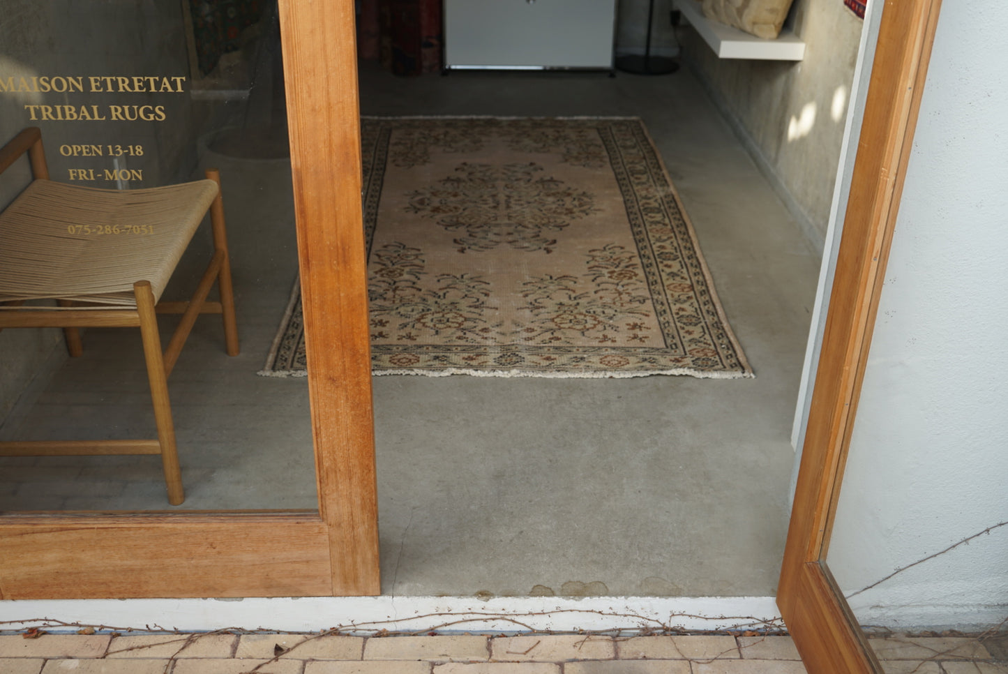 Türkiye Old Isparta Floral Rich Color Beige, Olive 1970年代 195 × 113 cm No.TR25259