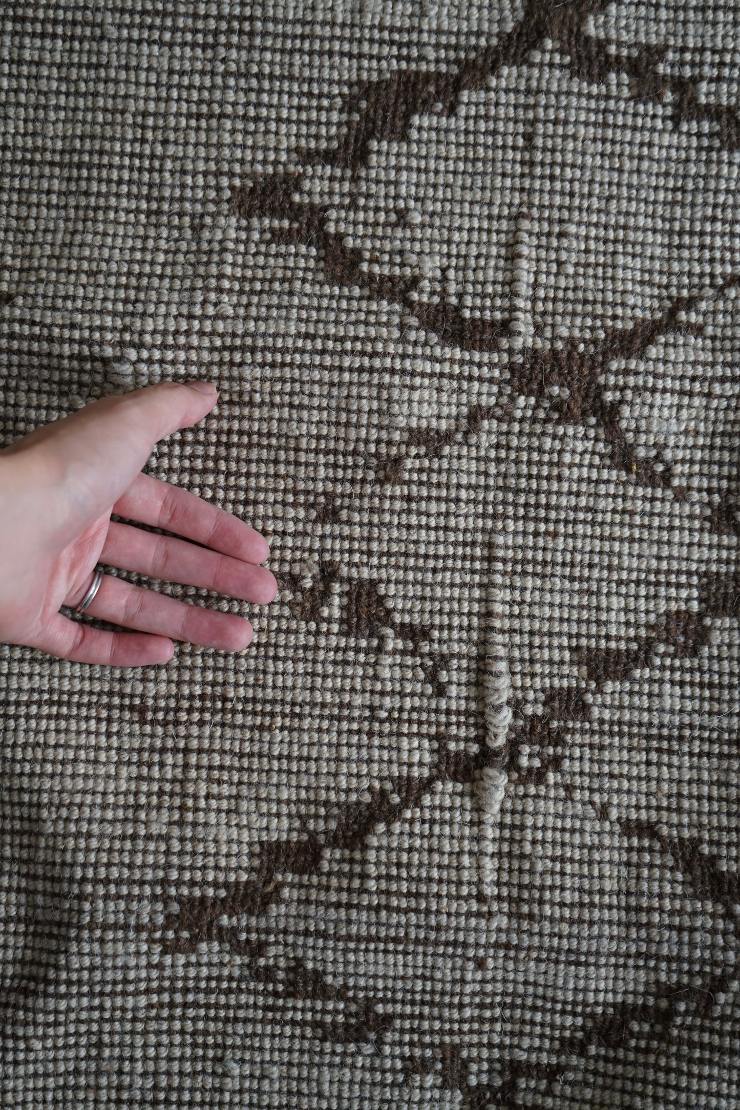 店頭販売 ORIGINAL IRAN QASHQAI KILIM " TRIBE " 204 × 142 cm