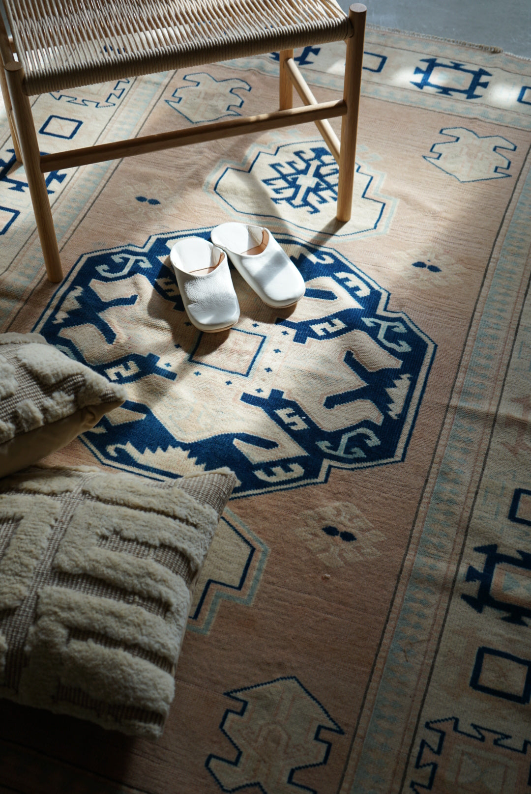 TURKEY OLD ANATORIA BEIGE 1970年代 210 × 150 cm No.TR25156