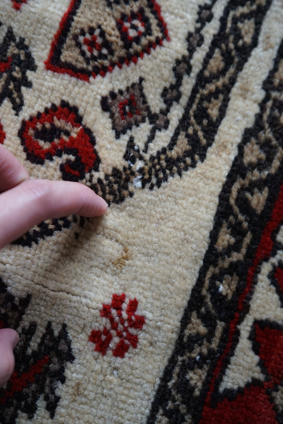 Türkiye Old Anatolia Kid's Prayer rug "Armond" 1960年代 92 × 78 cm No.TR25322