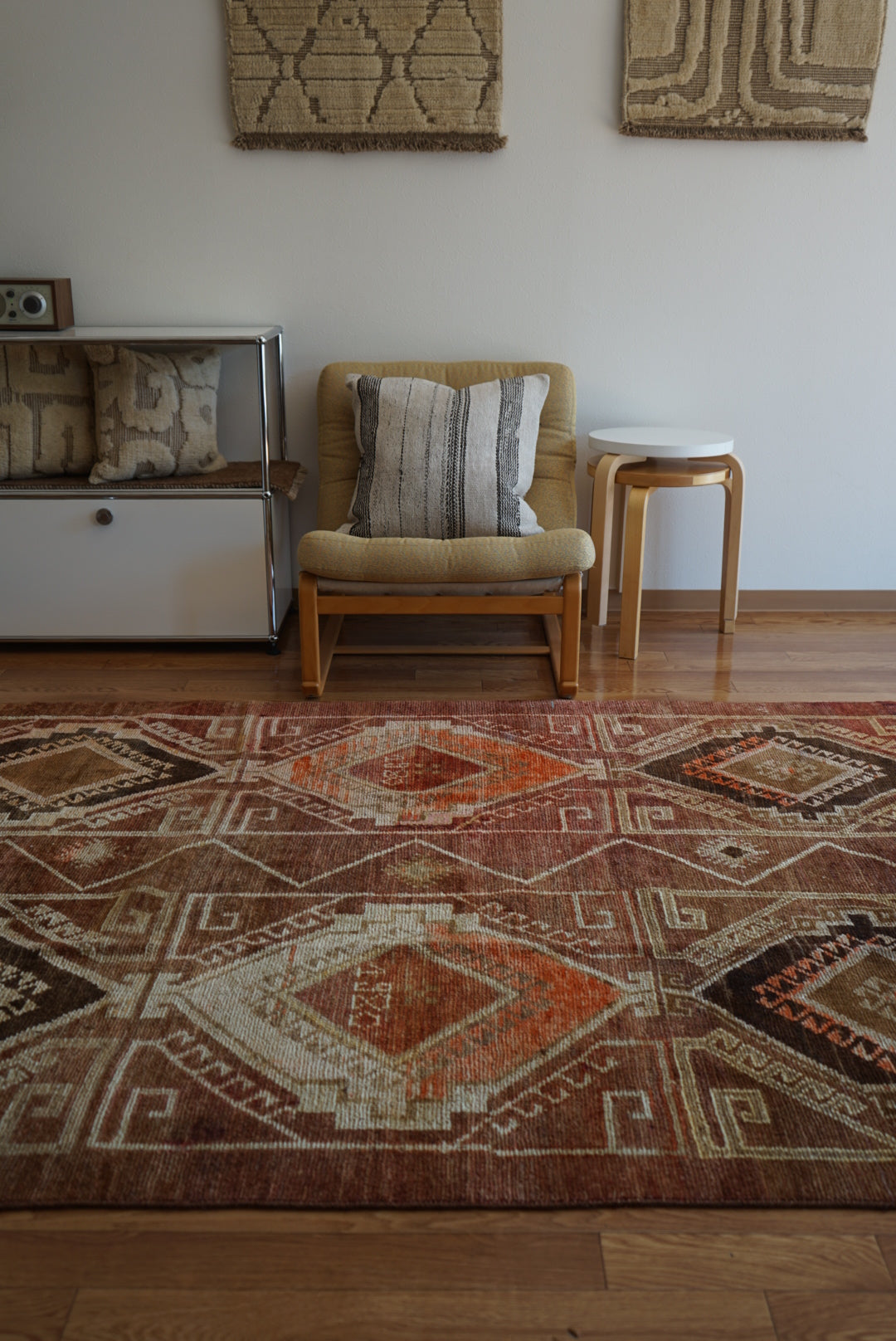 TURKEY VINTAGE ANATORIA BROWN 1980年代 256 × 155 cm No.TR25157
