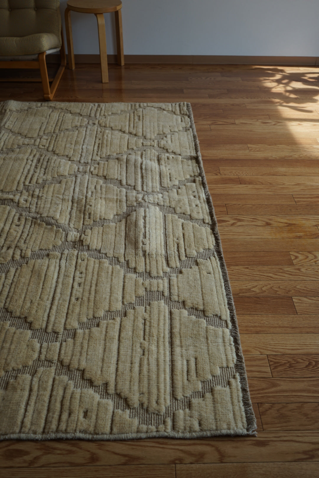 店頭販売 ORIGINAL IRAN QASHQAI KILIM LIVING SIZE " DIAMOND " 200 × 200 cm