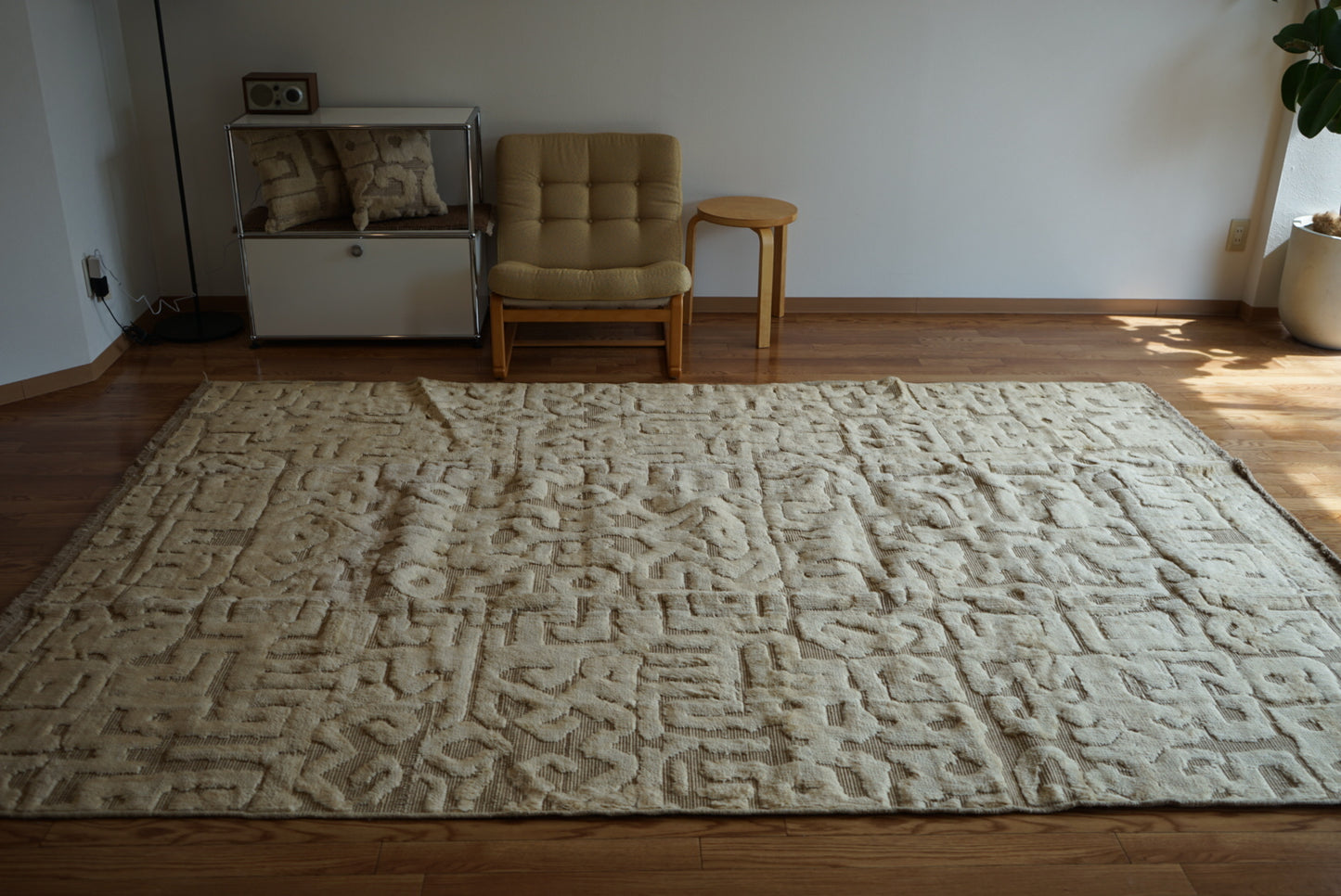 店頭販売 ORIGINAL IRAN  QASHQAI KILIM LIVING MAIN SIZE " ANCIENT " 300 × 200 cm