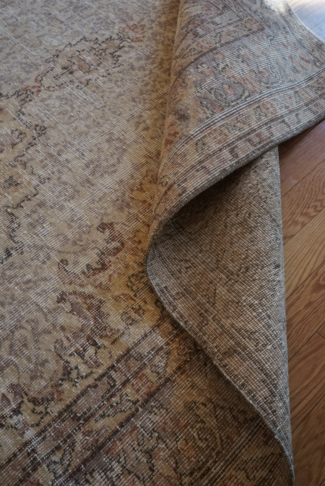 Türkiye Old Isparta Medallion Beige , Glay 1960年代 284 × 183.5 cm No.TR25476