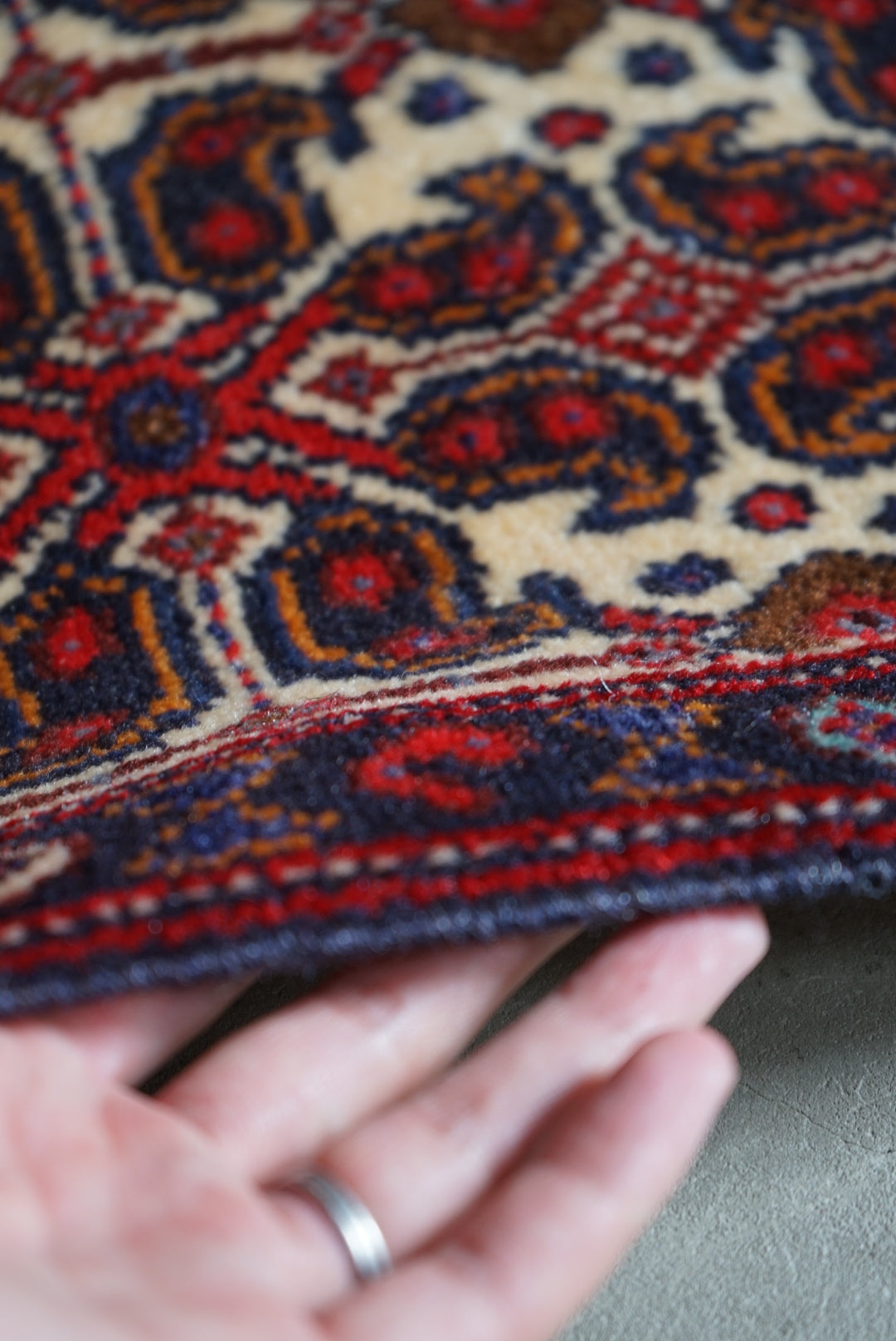 IRAN OLD SANANDAJI BOTEH 1940年代 97 × 68.5 cm