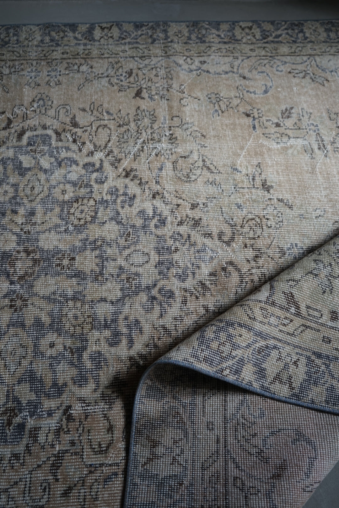 Türkiye Old Isparta Beige , BlueGlay 1970年代 267 × 169 cm No.TR25289