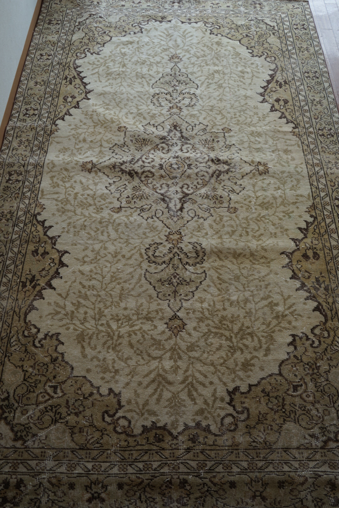 Türkiye Old Isparta Yellow 1960年代 280.5 × 168 cm No.TR25379