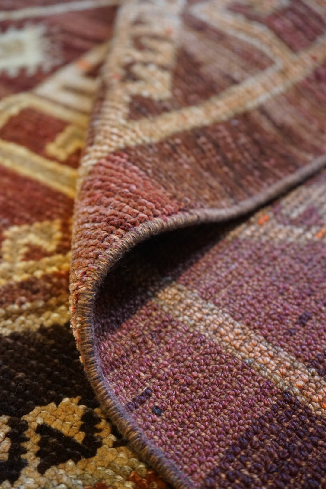 TURKEY VINTAGE ANATORIA BROWN 1980年代 256 × 155 cm No.TR25157