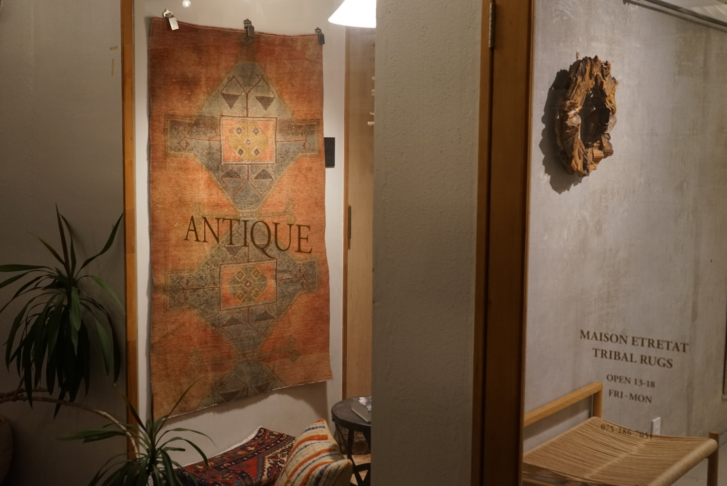 Türkiye Old Oushak Orange Small size 1970年代 137 × 91 cm No.TR25235