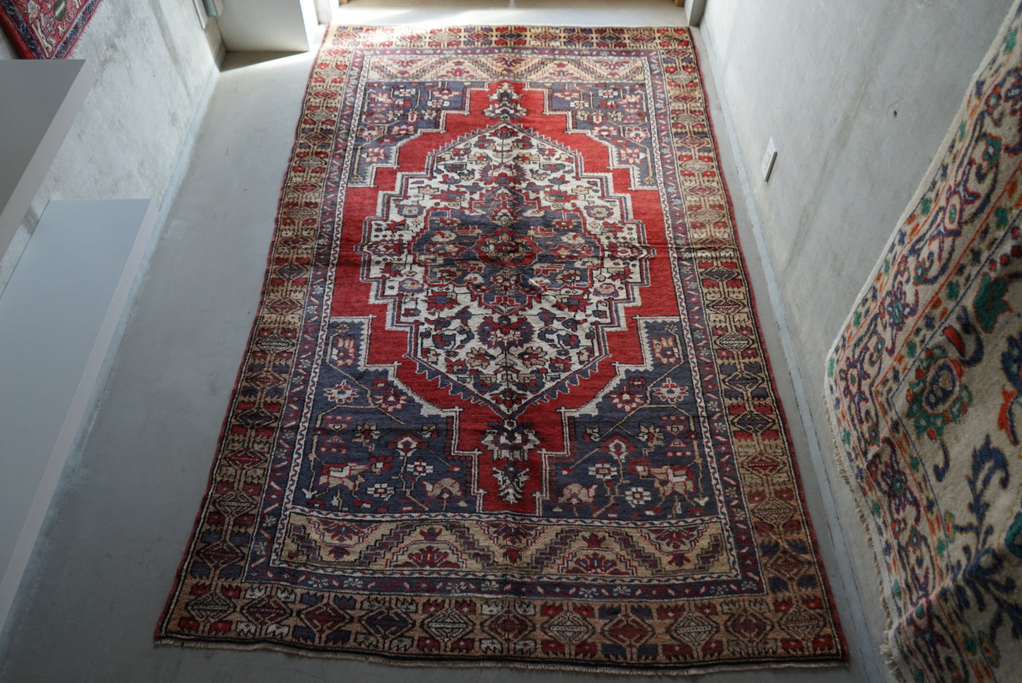 TURKEY OLD KONYA TASPINAR 1950-1960年代 259 × 155 cm