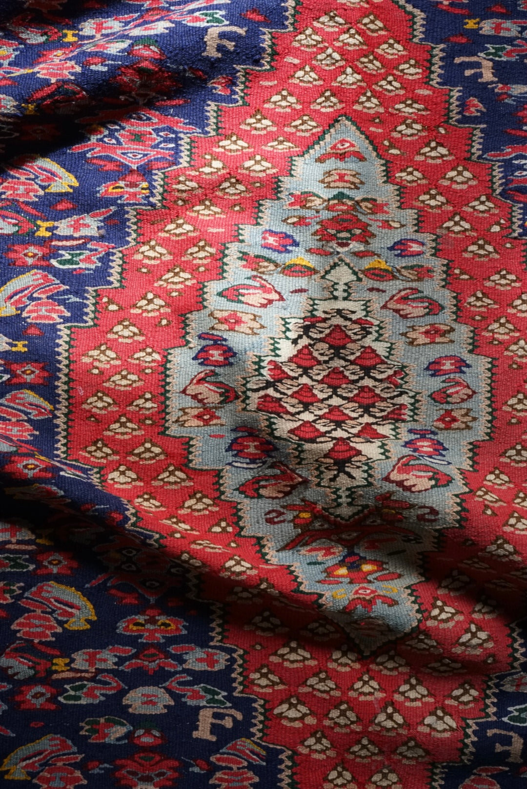 IRAN ANTIQUE SENNEH KURDISTAN 1900年代 140 × 110 cm