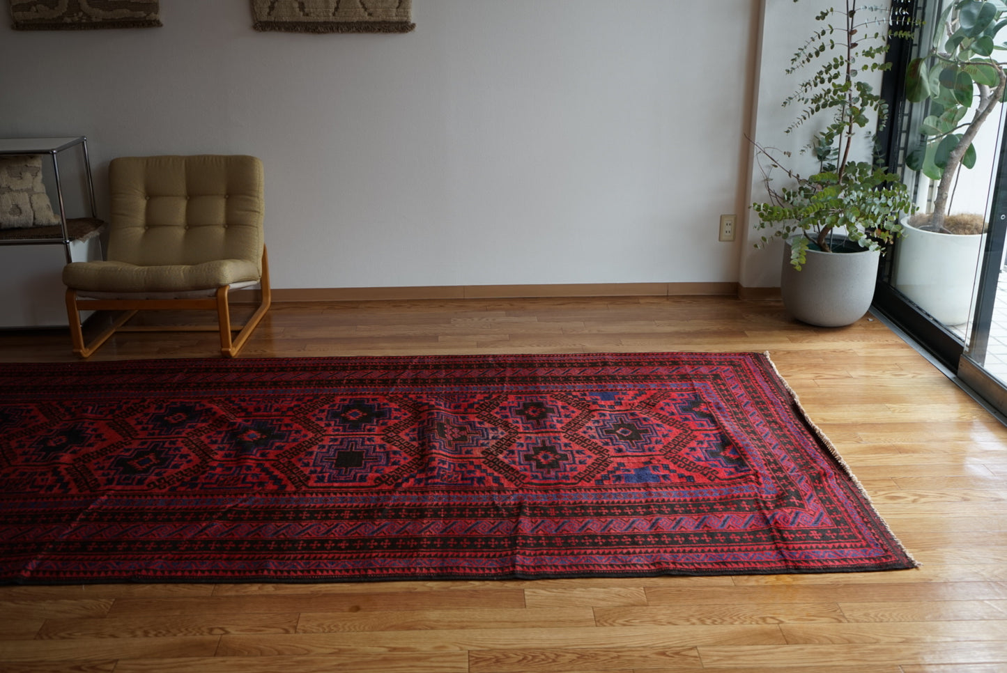 Afghanistan Vintage Baluch 1980年代 381 × 152 cm No.AF2529