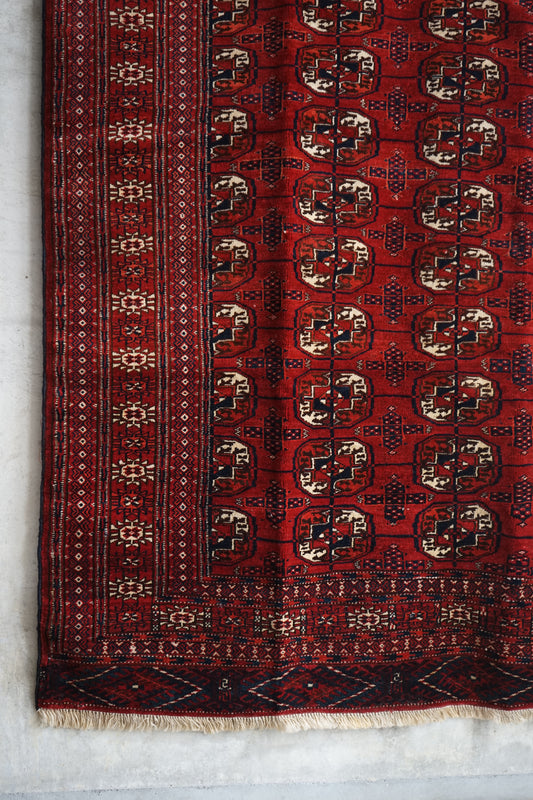 店頭販売 IRAN ANTIQUE TURKMEN ERSARI 1820-1840年代 200 × 128 cm
