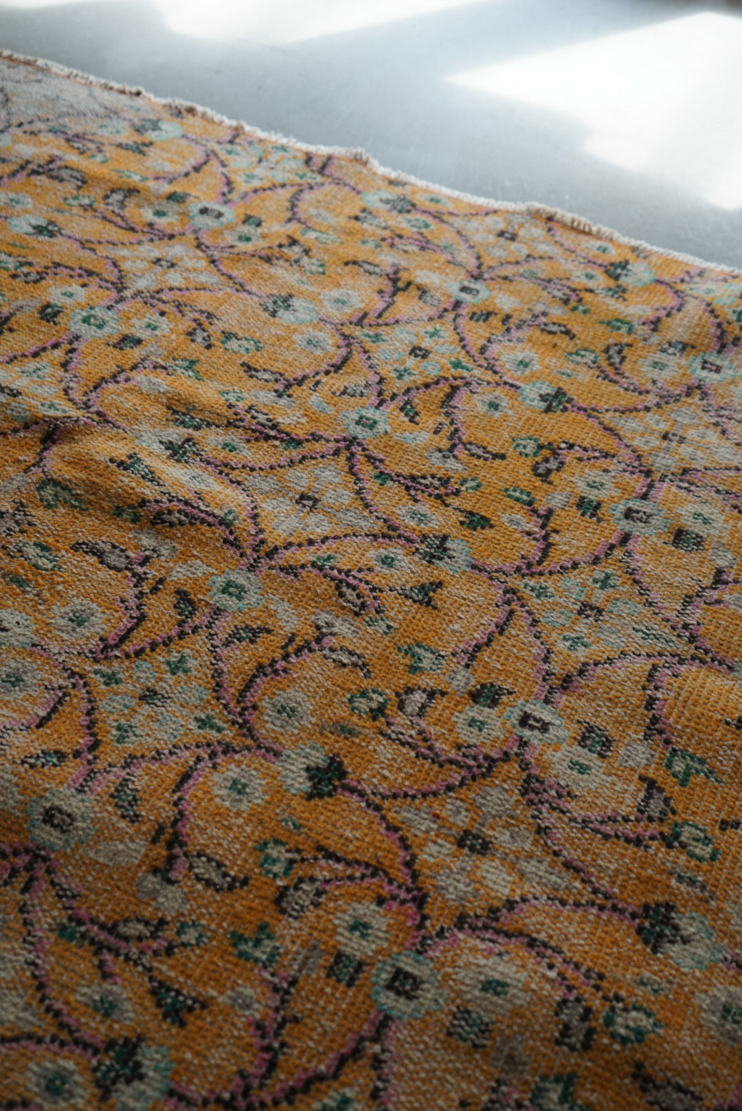 TURKEY OLD ISPARTA CALLOT ORANGE 1970年代 232 × 140 cm No.TR25149