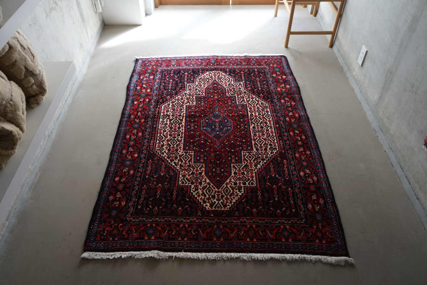 TURKEY OLD SANANDAJI DESIGN 1950年代 164 × 120 cm No.TR25110