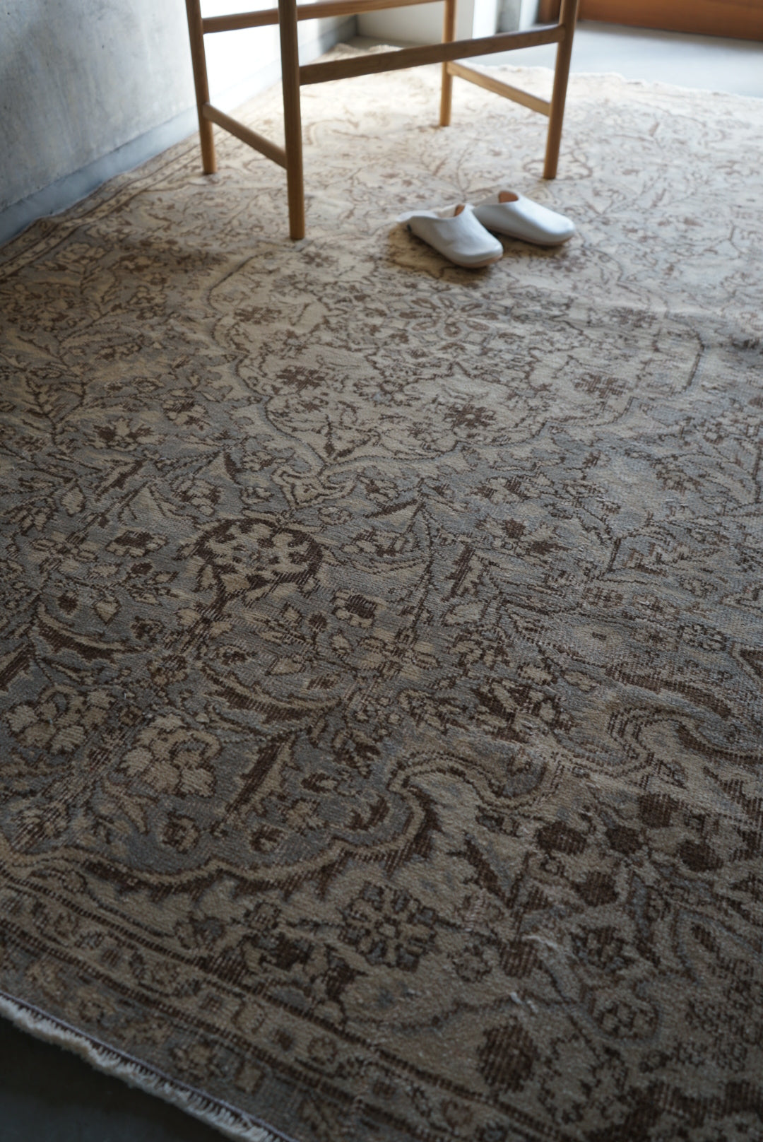 Türkiye Old Isparta Ecru , Gray 1960-1970年代 249 × 158 cm No.TR25265