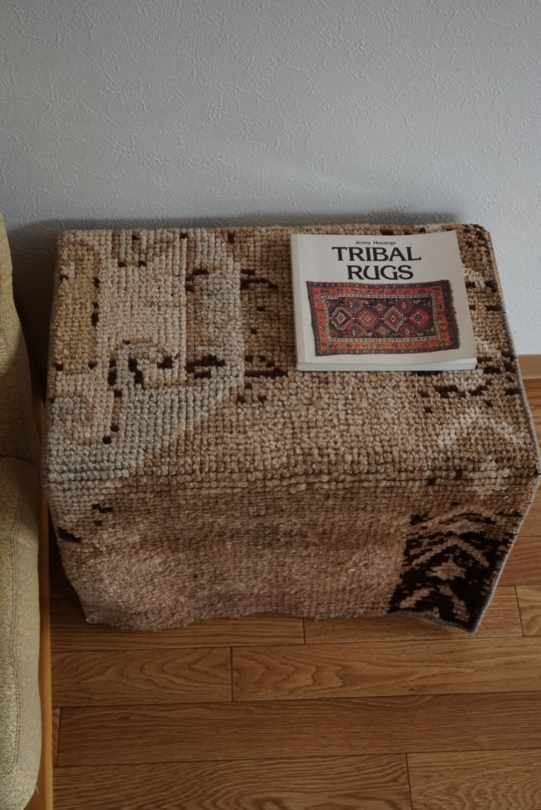 Türkiye Old Oushak Beige , Brown 1970年代 115 × 53 cm No.TR25499 / 国内送料無料