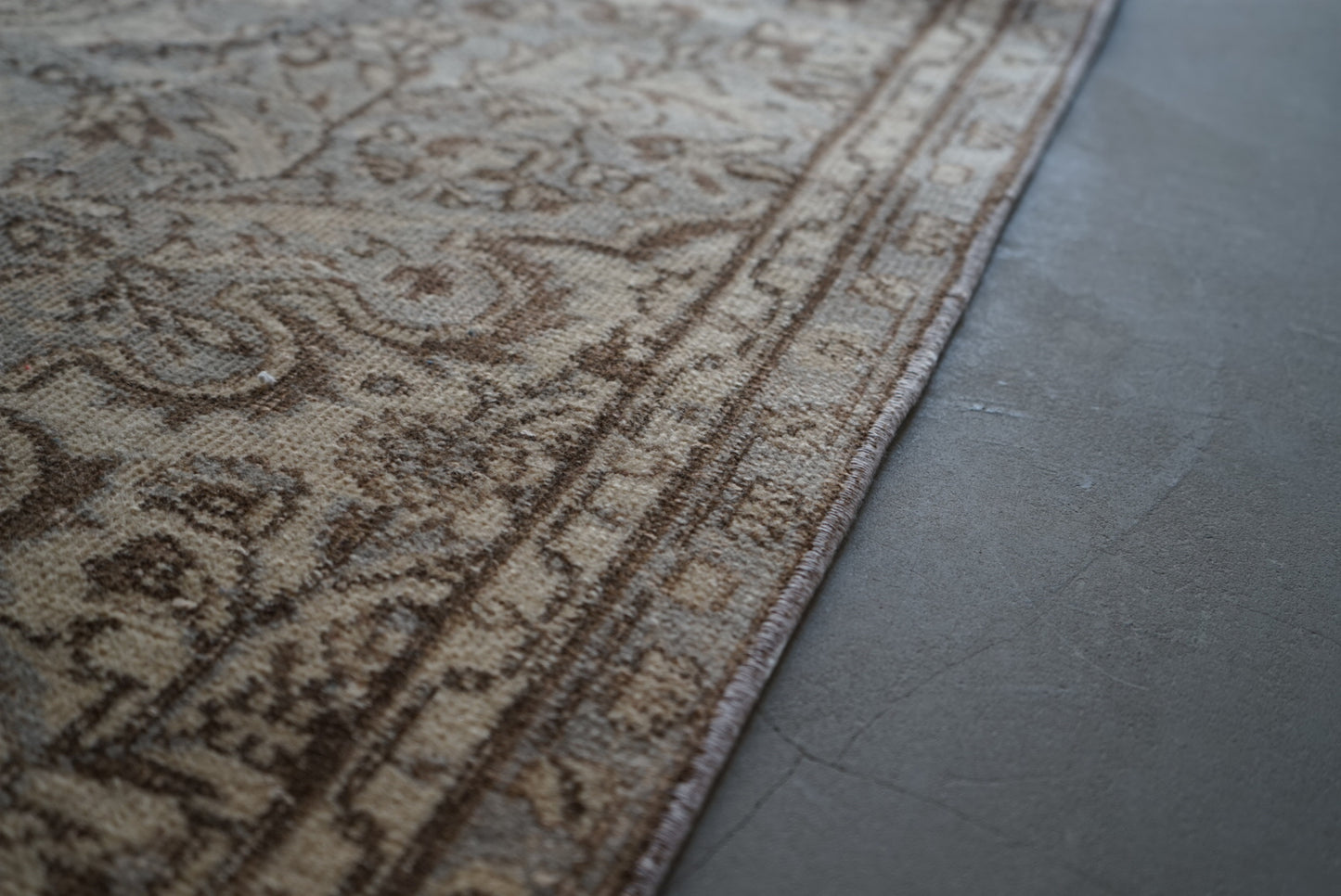 Türkiye Old Isparta Ecru , Gray 1960-1970年代 249 × 158 cm No.TR25265