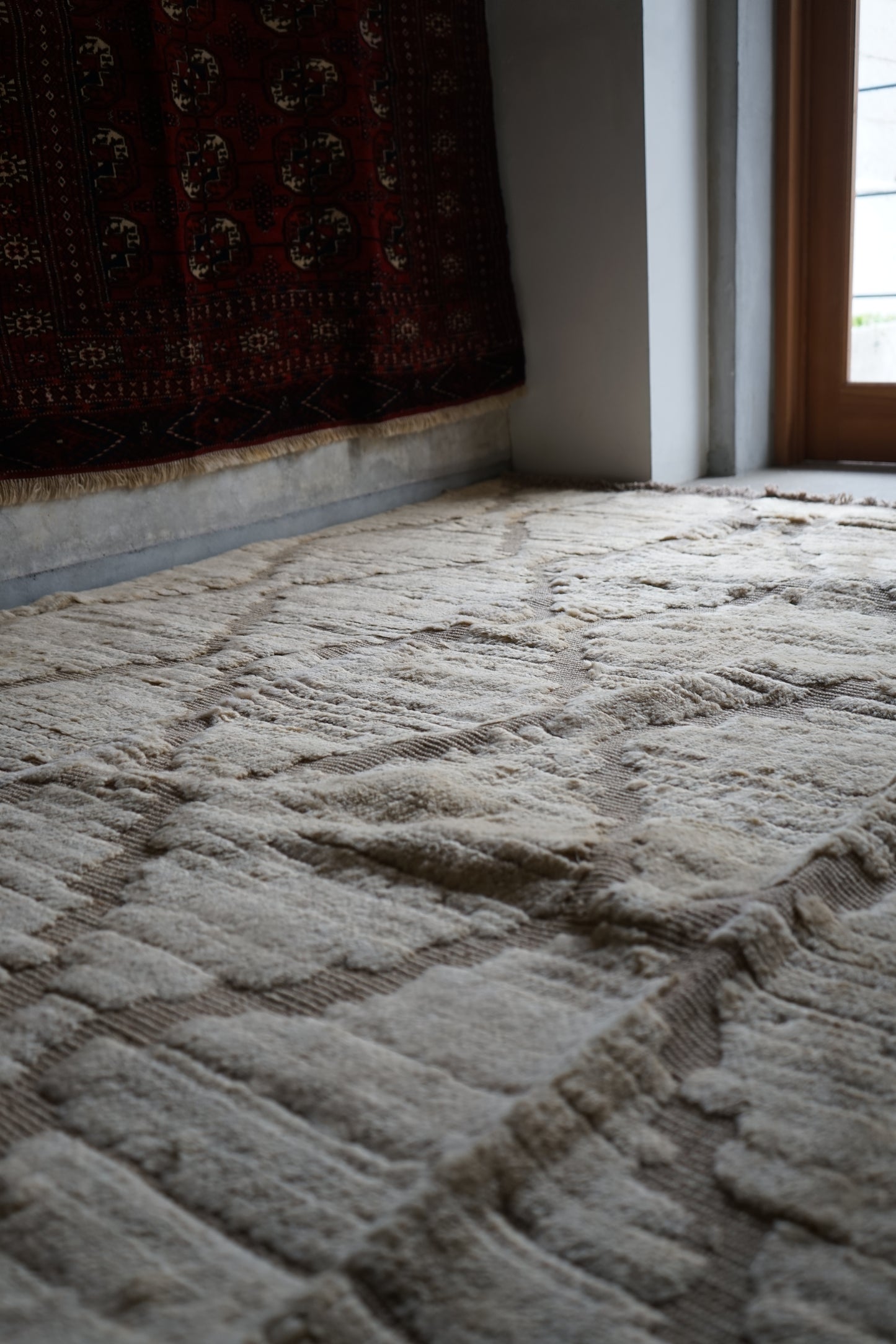 店頭販売 ORIGINAL IRAN QASHQAI KILIM LIVING MAIN SIZE " DIAMOND " 300 × 200 cm