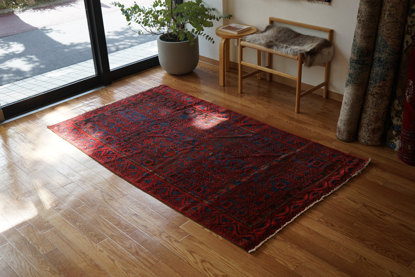 Afghanistan Old Baluch Yaqub Khani 1950年代 198 × 110 cm No.AF2526
