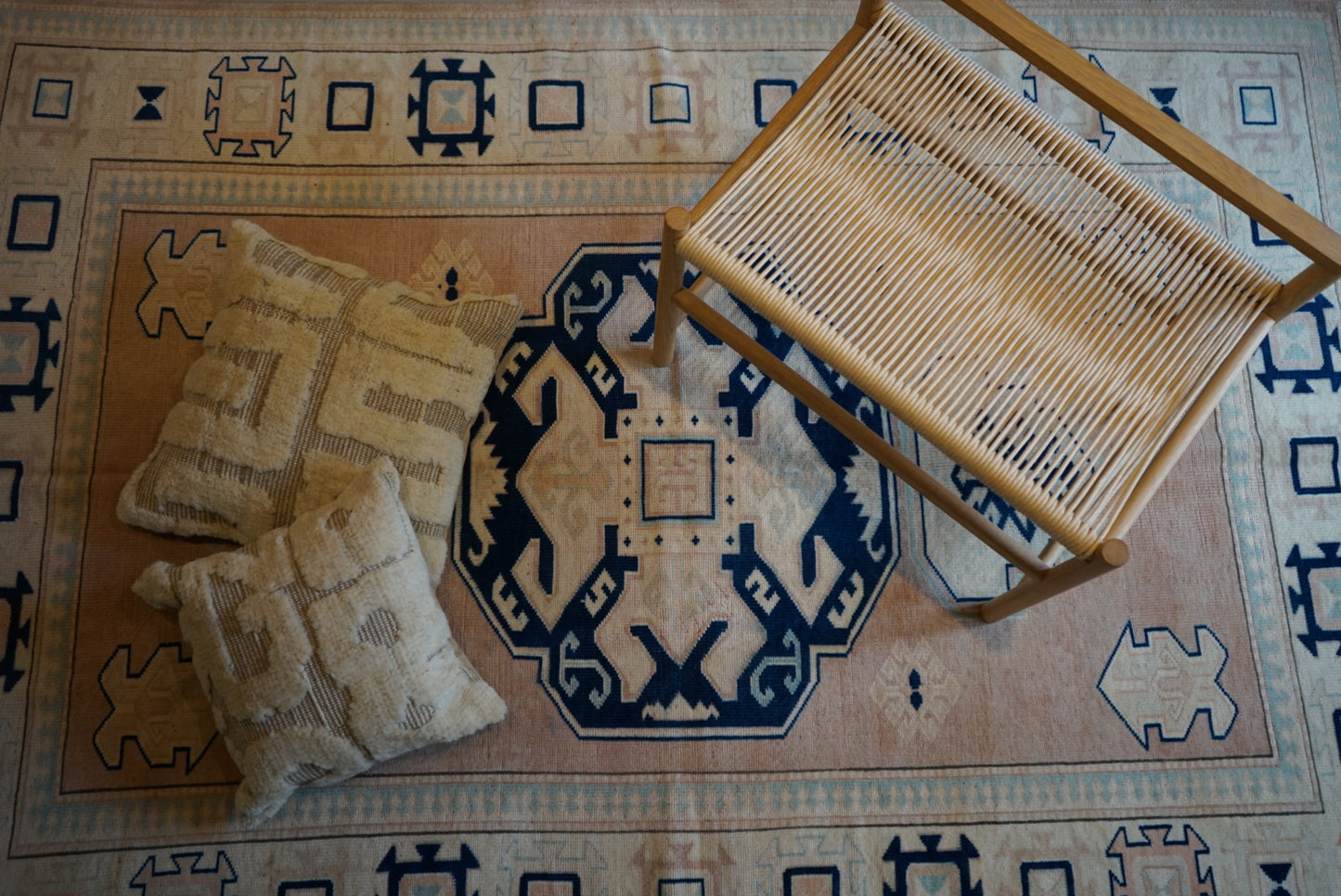 TURKEY OLD ANATORIA BEIGE 1970年代 210 × 150 cm No.TR25156