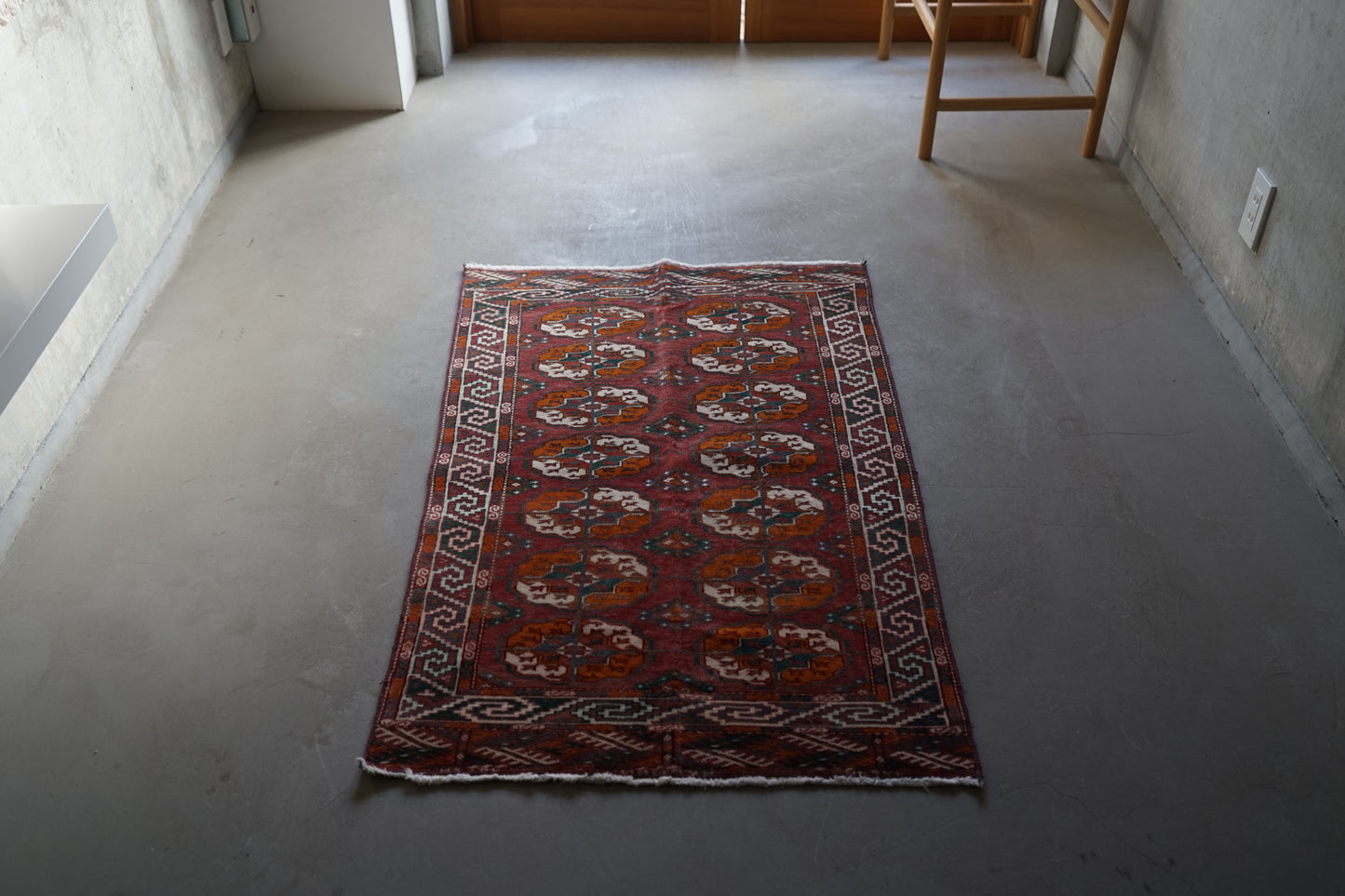 Türkiye Old Turkmen Red 1970年代 120 × 75 cm No.TR25225