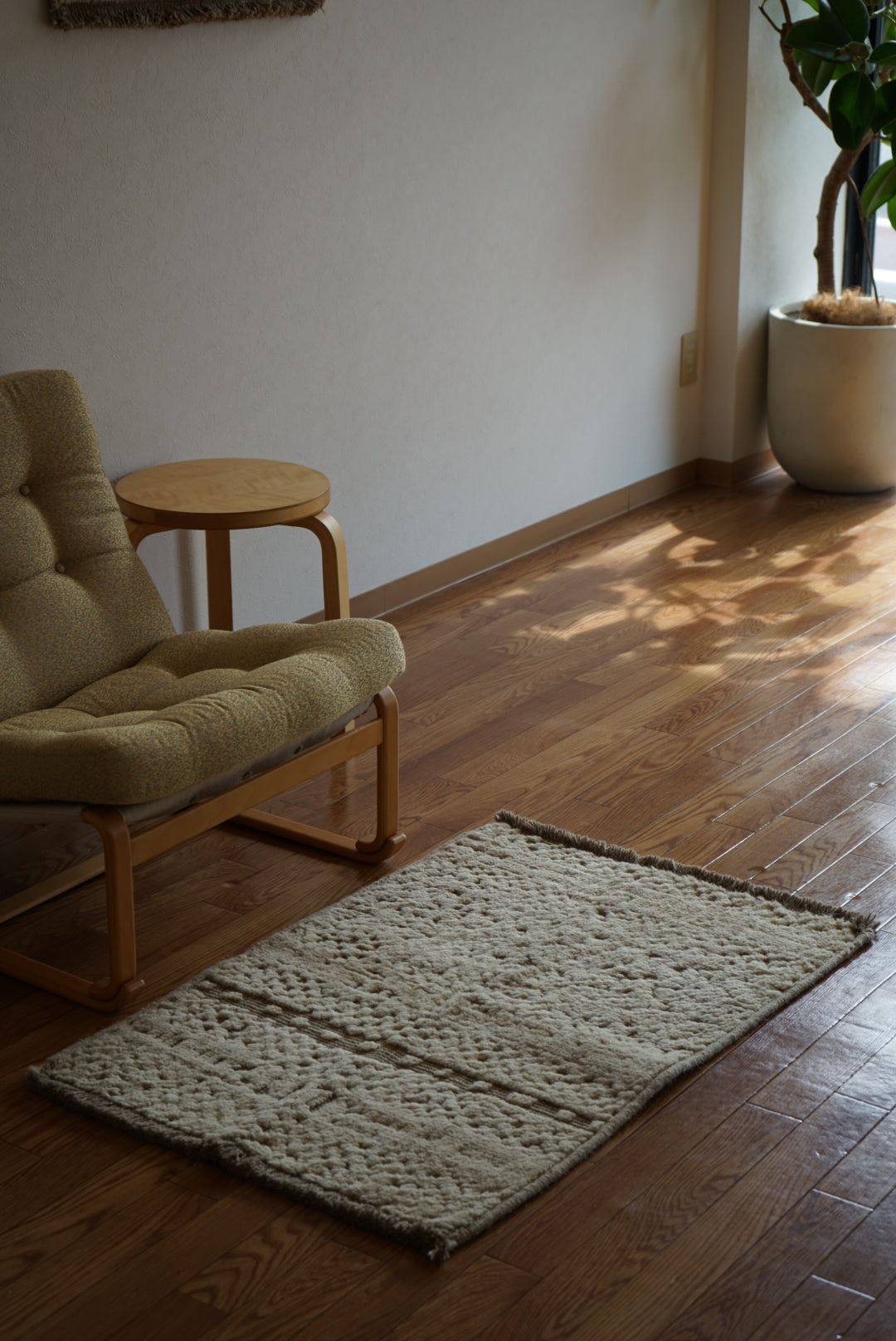 店頭販売 ORIGINAL IRAN QASHQAI KILIM DOORSIZE " MOM " 95 × 65 cm