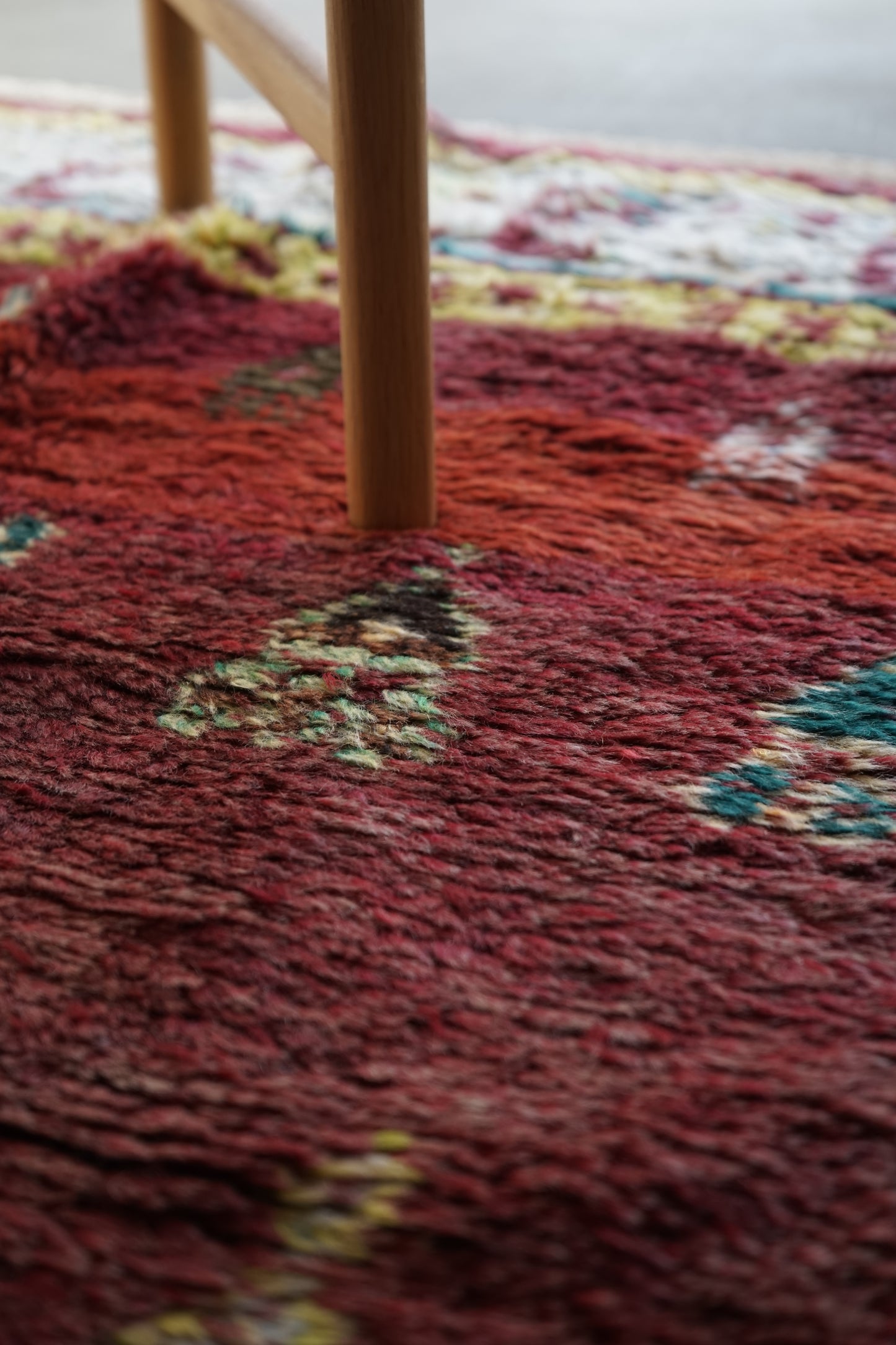 TRIBAL RUG TURKEY OLD OUSHAK 1965年代 154 × 133 cm No.TR25193