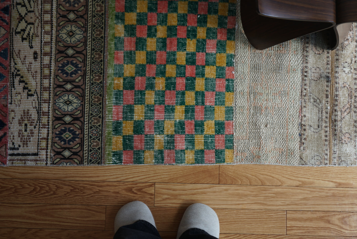 Türkiye Old Isparta Patchwork Runner Size 1970年代 176 × 69 cm No.TR25236