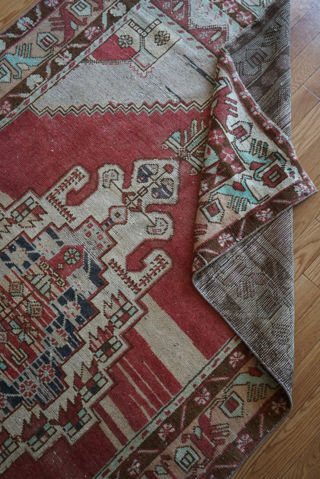 Türkiye Old Kayseri Medallion Modern Color 1970年代 257 × 145 cm No.TR25390