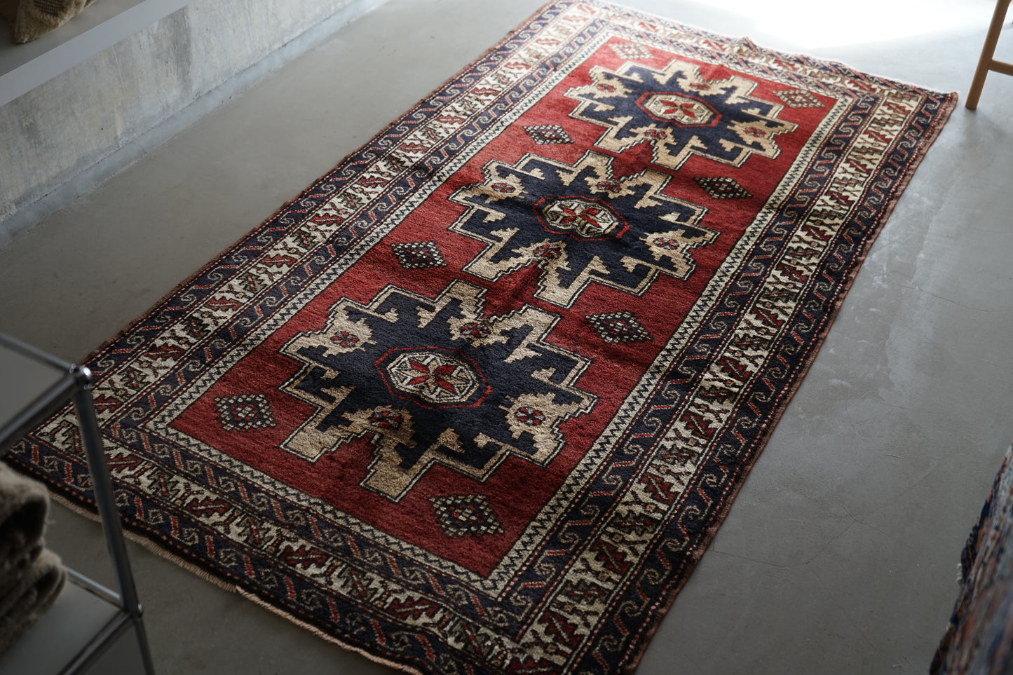 TURKEY OLD AKSARAY TASPINAR 1950-1960年代 220 × 117 cm