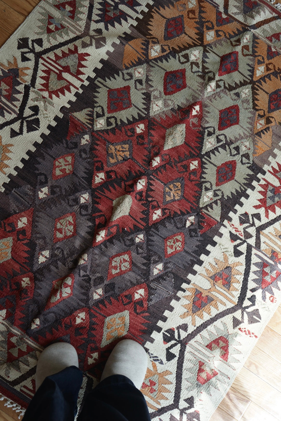 Türkiye Old Kilim 155 × 123 cm No.TR25334