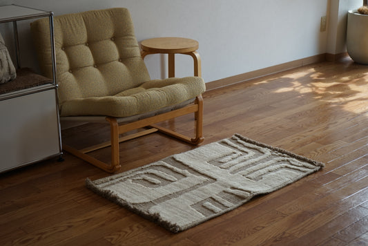 店頭販売 ORIGINAL IRAN QASHQAI KILIM DOORSIZE " PERSIA " 95 × 65 cm