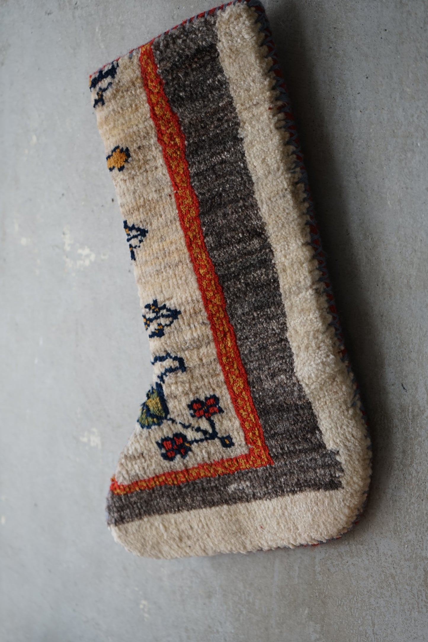 IRAN OLD-ANTIQUE CHRISTMAS SANTA SOCKS 39 × 25 cm NO.41