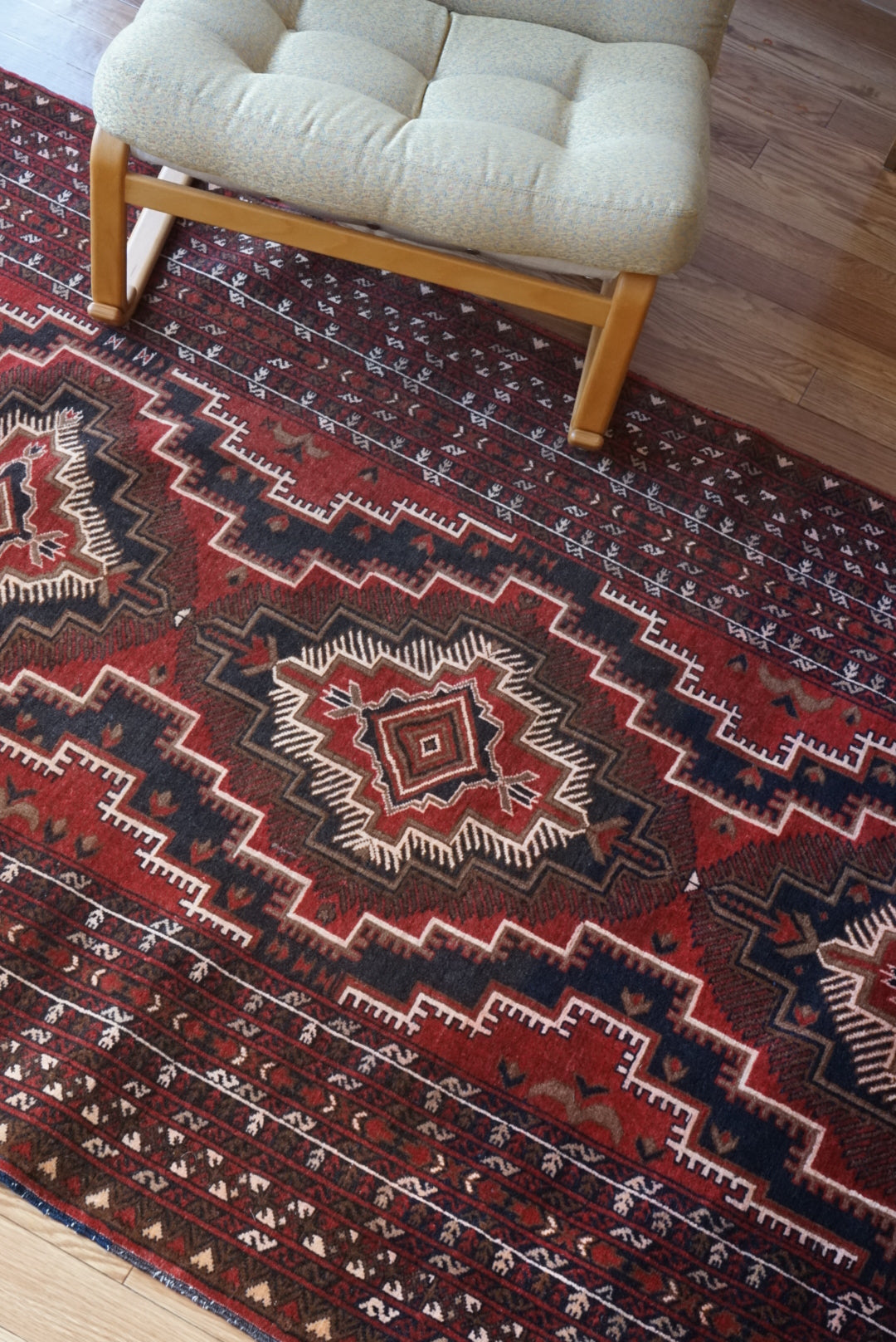 Afghanistan Vintage Turkmen Ali Khoja 1975年代 194 × 118.5 cm  No.AF2533