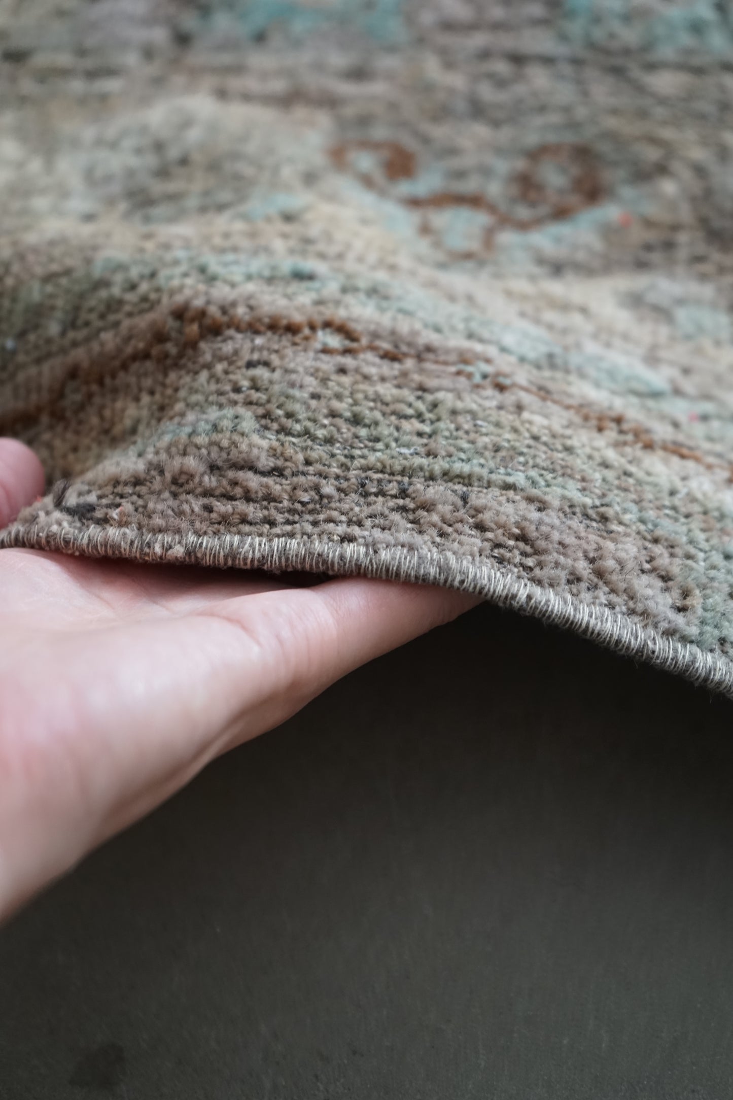 TURKEY VINTAGE SMALL GRAY RUG 78.5 × 54 cm No.TR25170