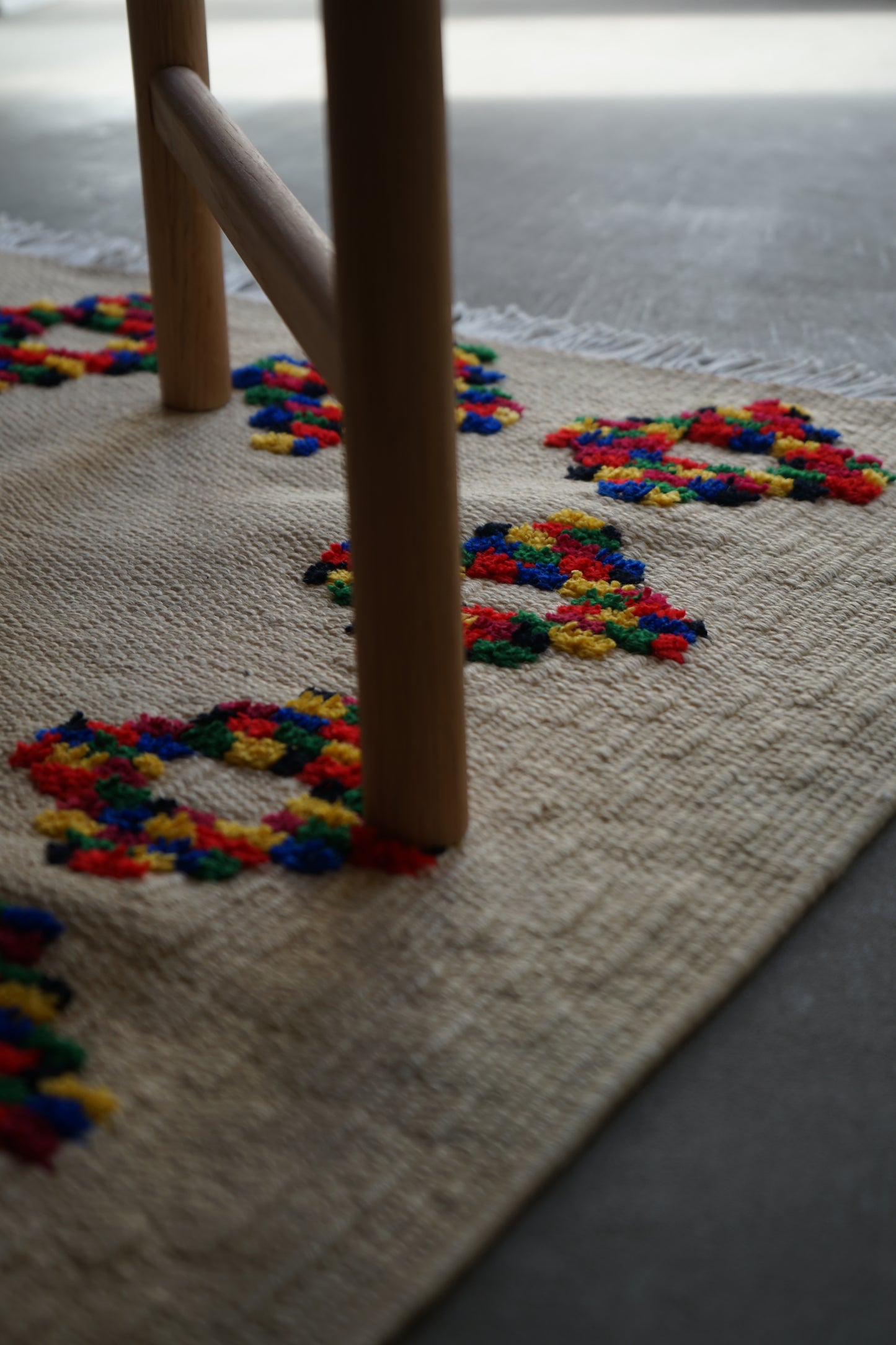 TURKEY VINTAGE KILIM DOT FLOWER 1980年代 125 × 80 cm No.TR25195