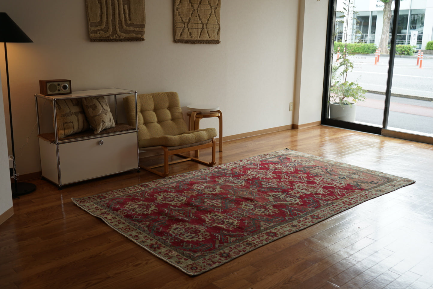 Türkiye Old Isparta RosePink 1960年代 251 × 147 cm No.TR25377