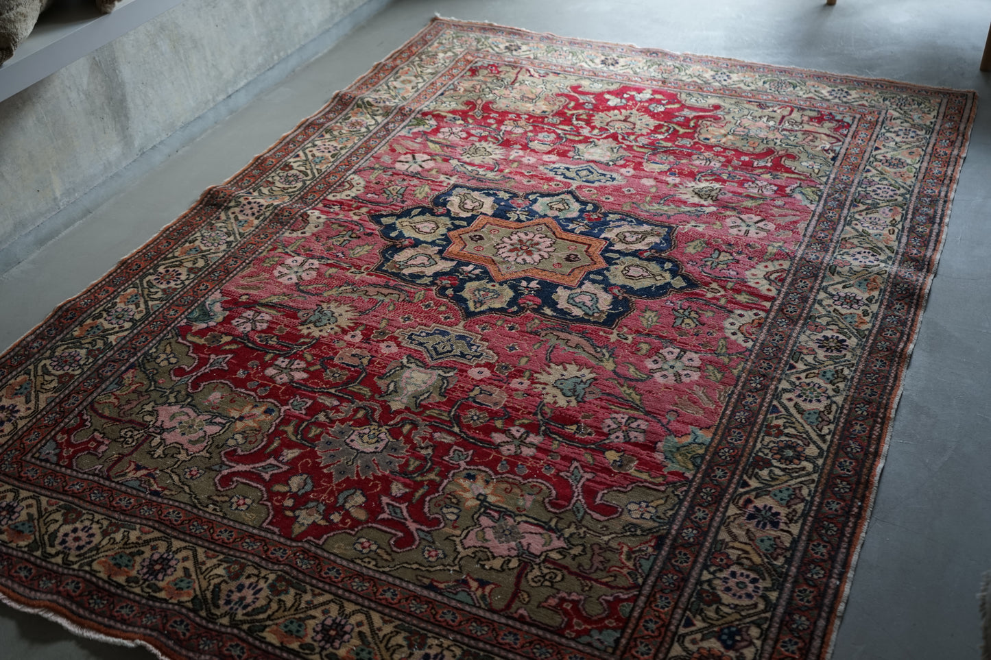 TURKEY OLD KAYSERI PINK 1950-1960年代 218 × 153 cm No.TR25192