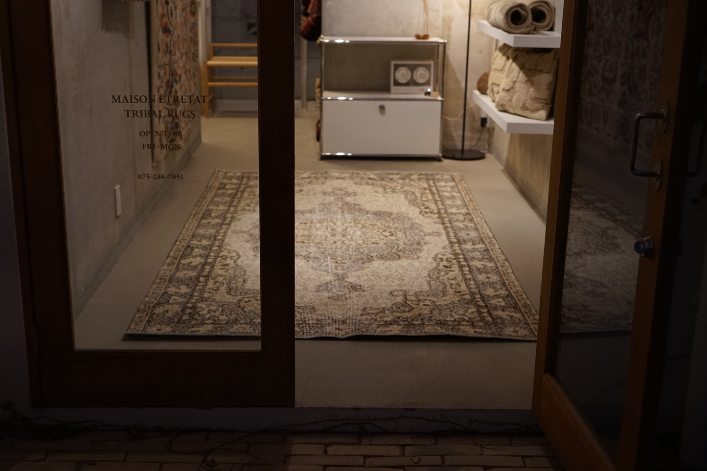 TURKEY OLD ISPARTA MOSS GREY 1970年代 251 × 146 cm No.TR25214