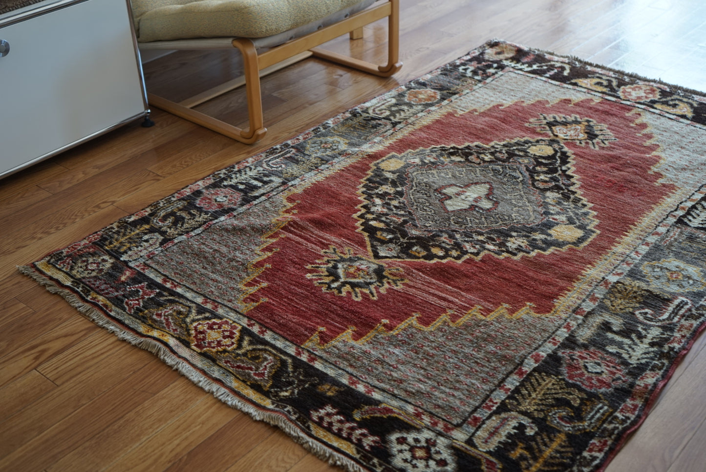 TRIBAL RUG TURKEY OLD KONYA OUSHAK 1965年代 164 × 115 cm No.TR25194