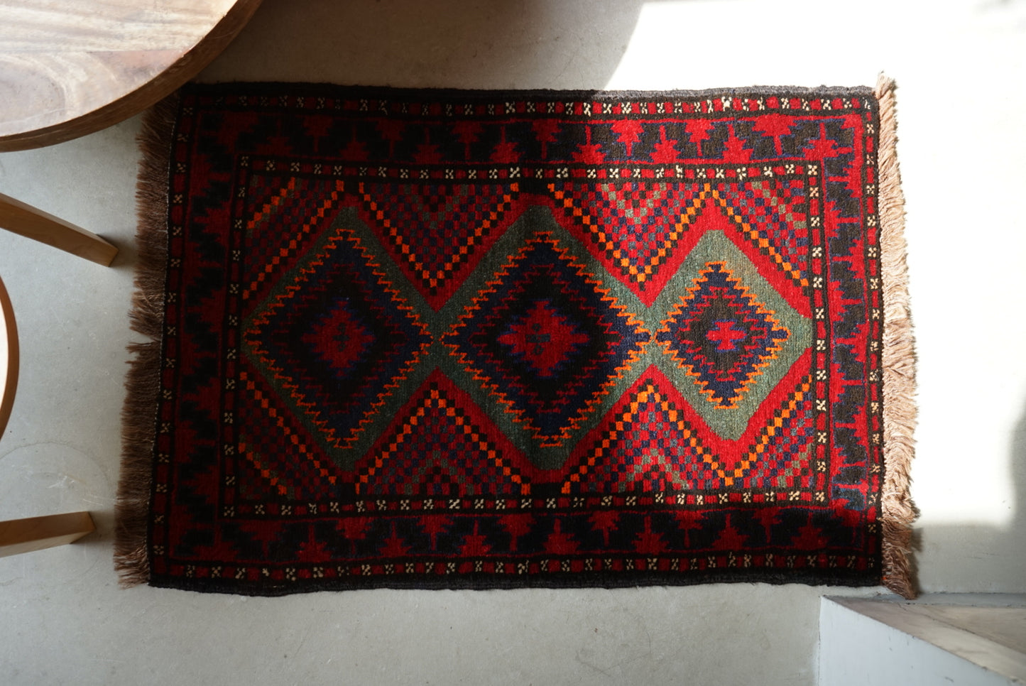 AFGHANISTAN BALUCH DOOR SIZE 1970-1980年代 93 × 64 cm