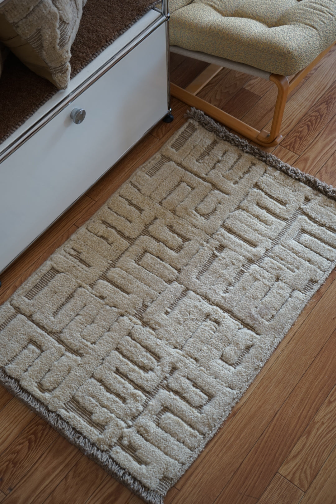 店頭販売 ORIGINAL IRAN QASHQAI KILIM DOORSIZE " QANAT " 95 × 65 cm