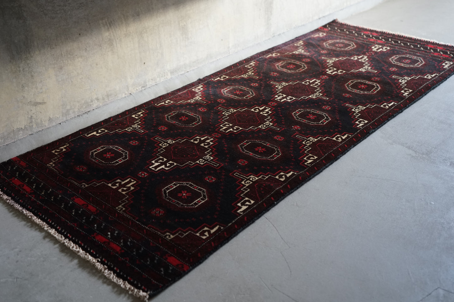 AFGHANISTAN OLD BALUCH RUNNER 1970年代 173 × 68 cm No.AF2511