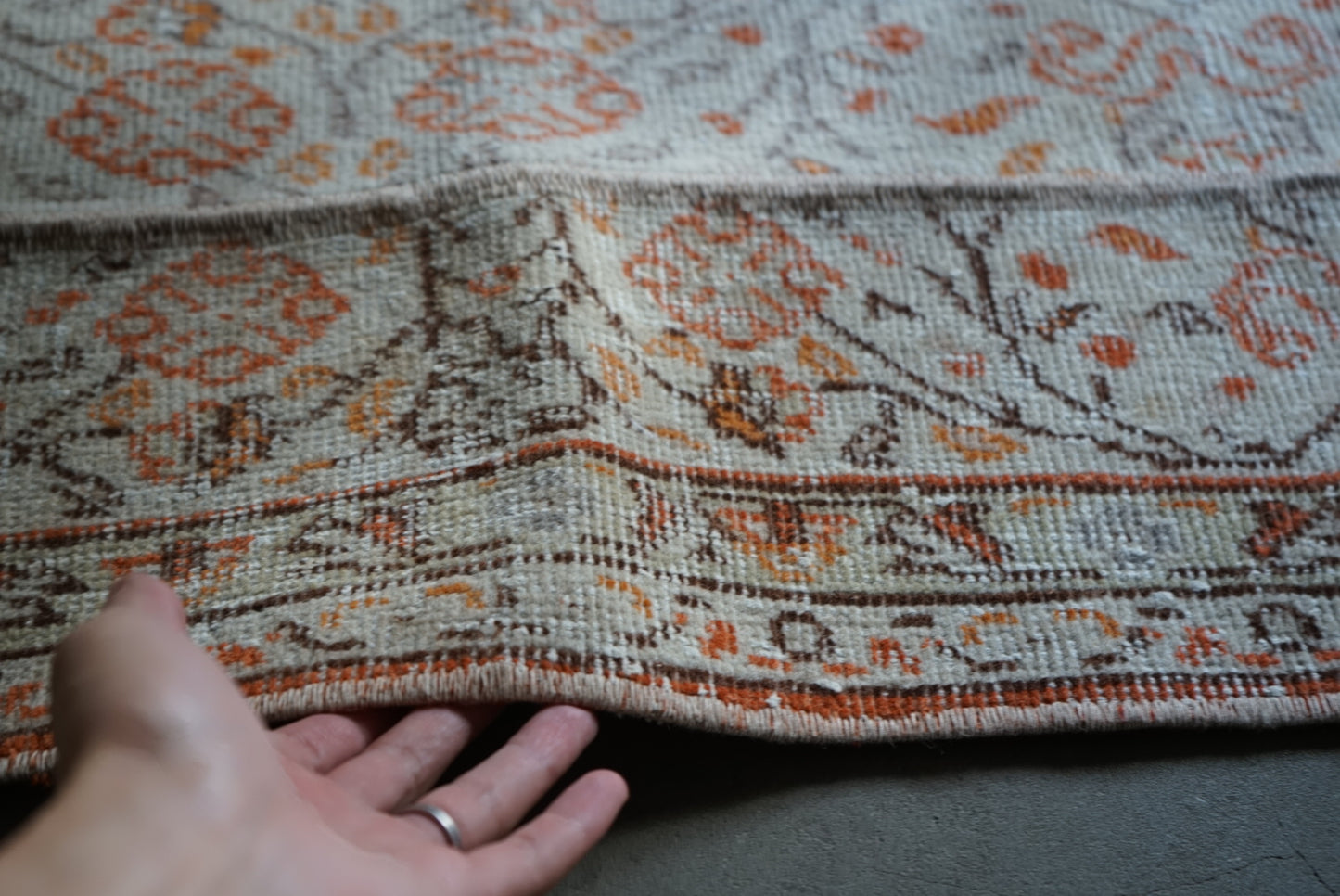 TURKEY VINTAGE SMALL RUG PATCHWORK 80 × 41 cm No.TR25163