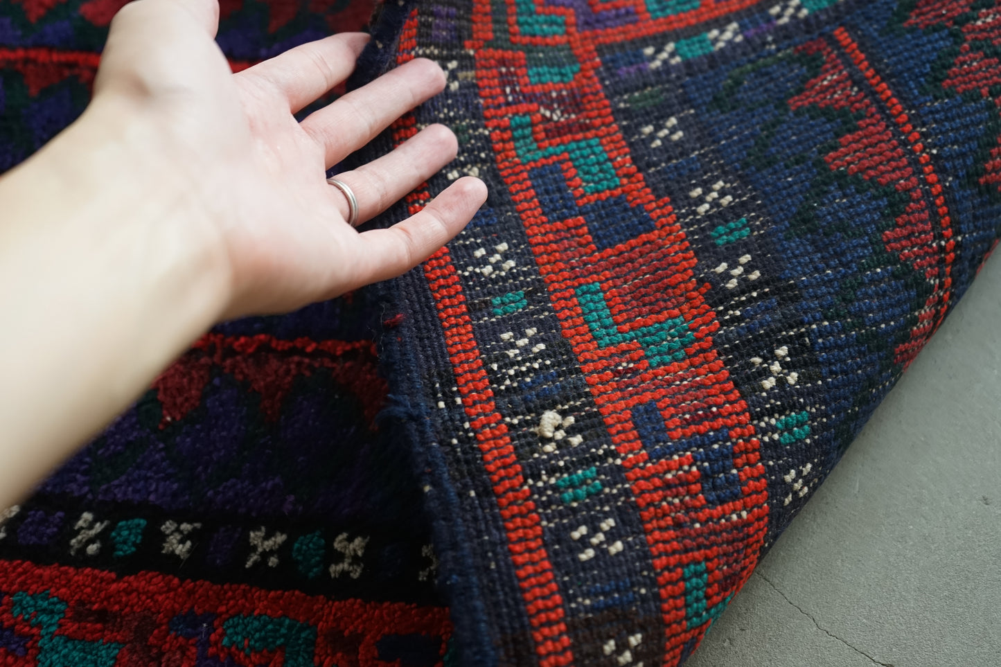 AFGHANISTAN BALUCH DOOR SIZE 1970-1980年代 85 × 62 cm