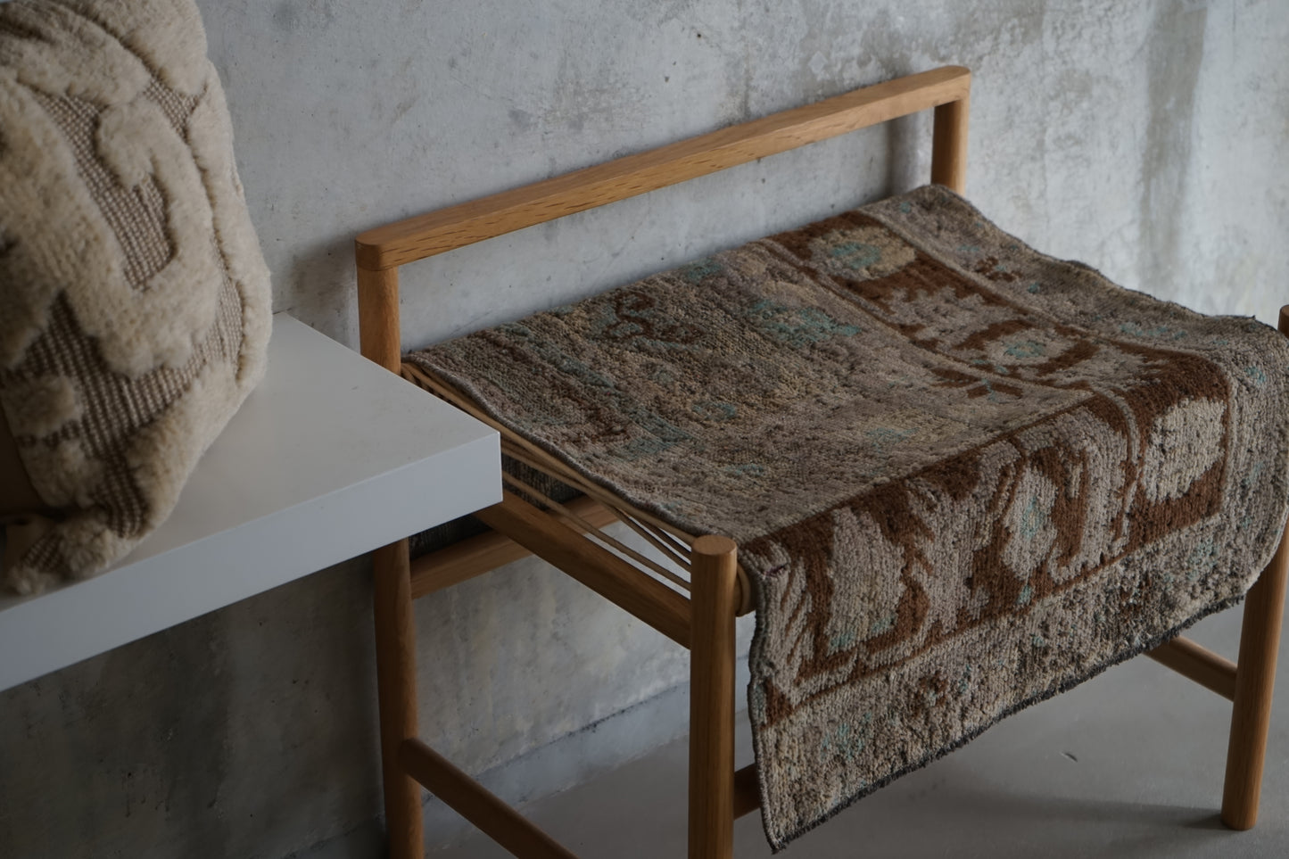 TURKEY VINTAGE SMALL GRAY RUG 78.5 × 54 cm No.TR25170