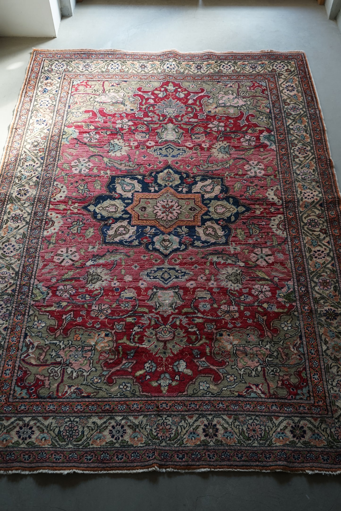 TURKEY OLD KAYSERI PINK 1950-1960年代 218 × 153 cm No.TR25192