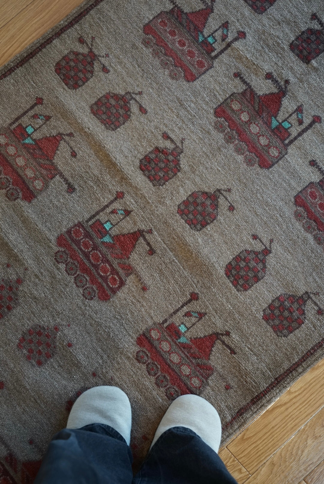 AFGHANISTAN VINTAGE WAR RUG 1980年代 149× 90 cm No.AF2512