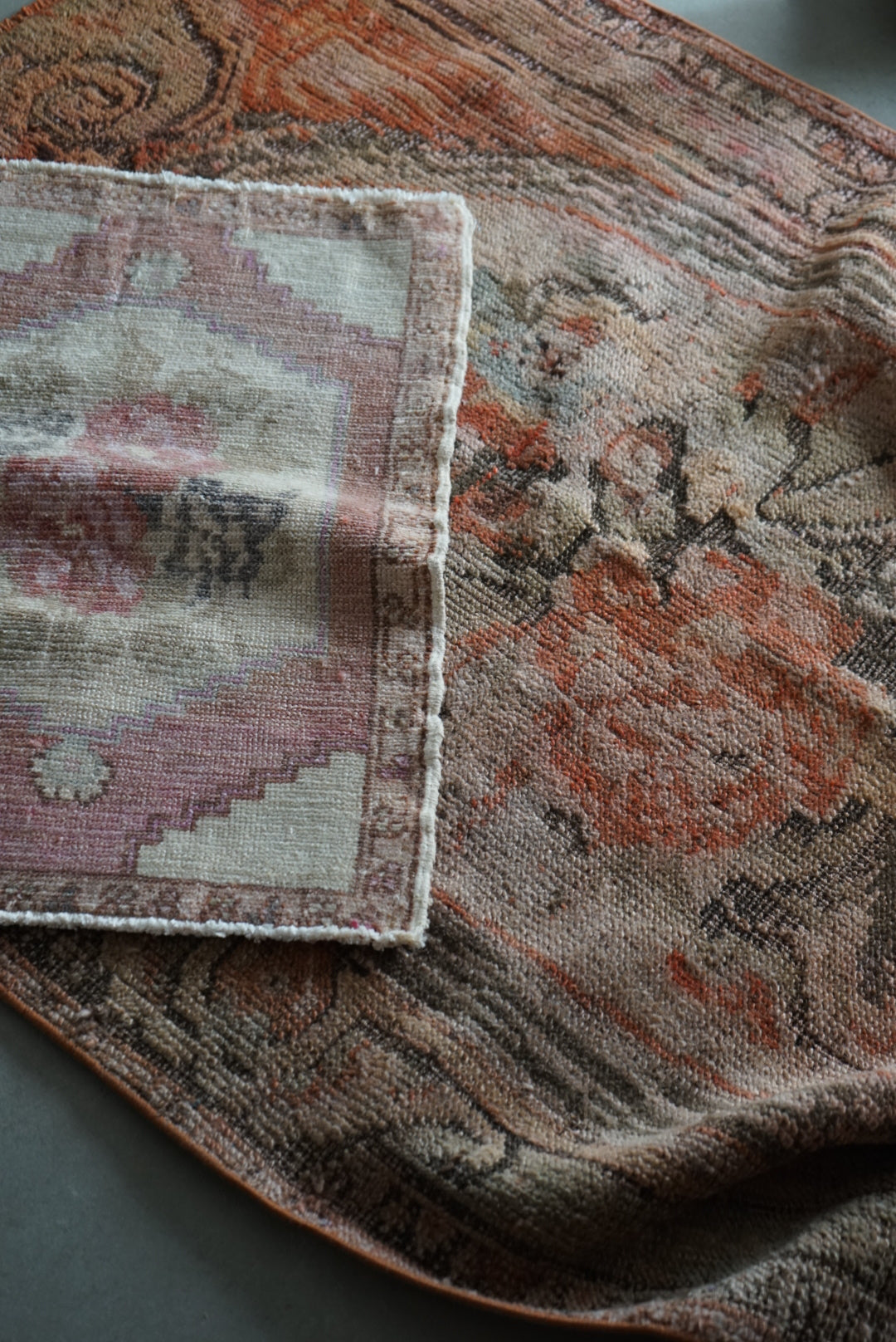 TURKEY OLD ISPARTA ROSE FLOWER 1950-1960年代 161 × 107.5 cm No.TR25129